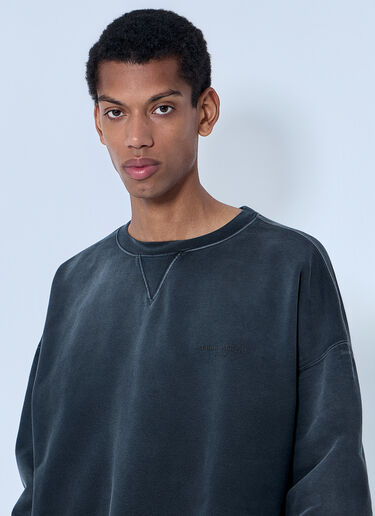 Maison Margiela Cotton Jersey Sweatshirt Navy mla0164105