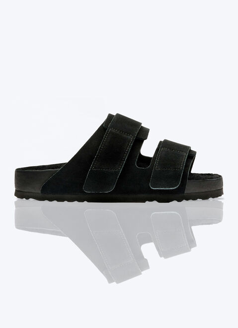 Birkenstock 1774 x Tekla Uji Suede Sandals Black brt0355001