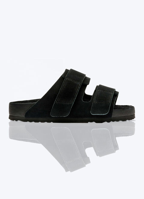 Saint Laurent Uji Suede Sandals Black sla0154027