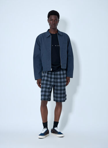 Stüssy Zip-Front Cotton Jacket Blue sts0164003