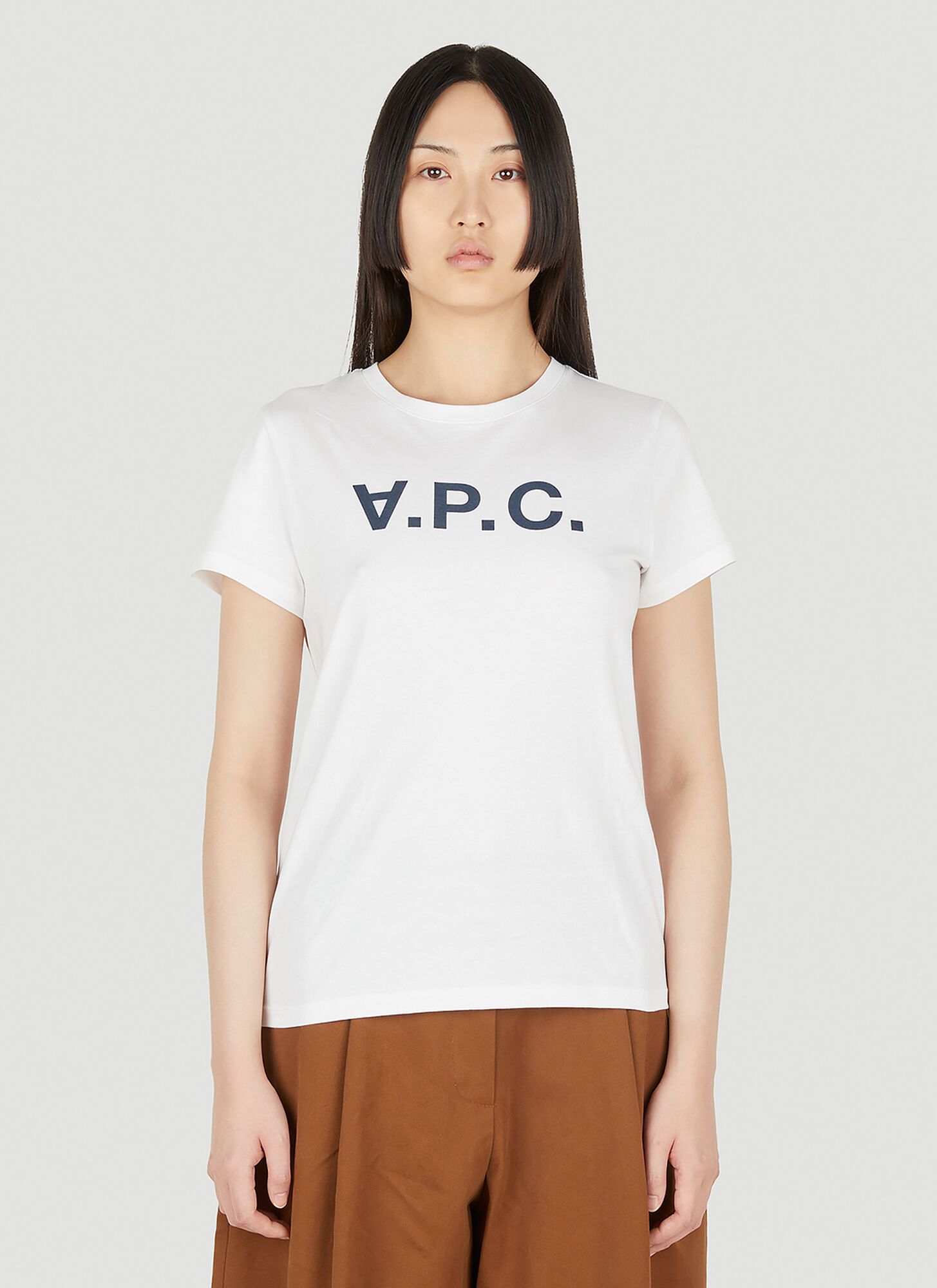 Shop A.p.c. Logo Print T-shirt In White