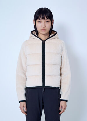 Moncler Grenoble Polartec® Padded Zip-Up Hoodie Cream mog0265019