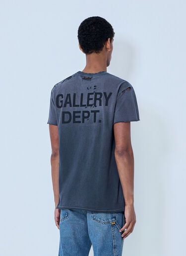 Gallery Dept. Distressed Cotton Jersey T-Shirt Grey gdp0164007