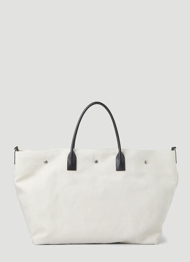 Saint Laurent 리브 고슈 맥시 토트백 화이트 sla0147058