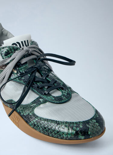 Miu Miu Gymnasium Sneakers Green miu0164040