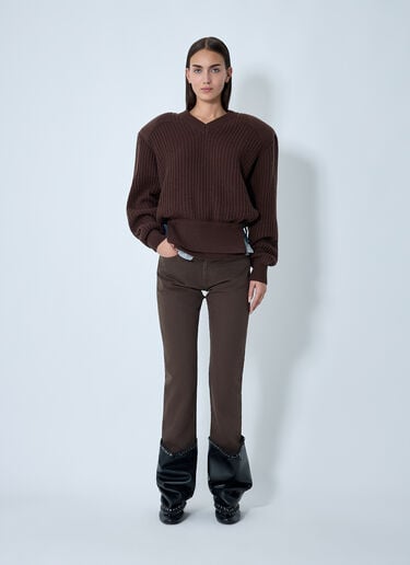 Display Army Sweater August Barron Display Army Sweater Brown all0262005