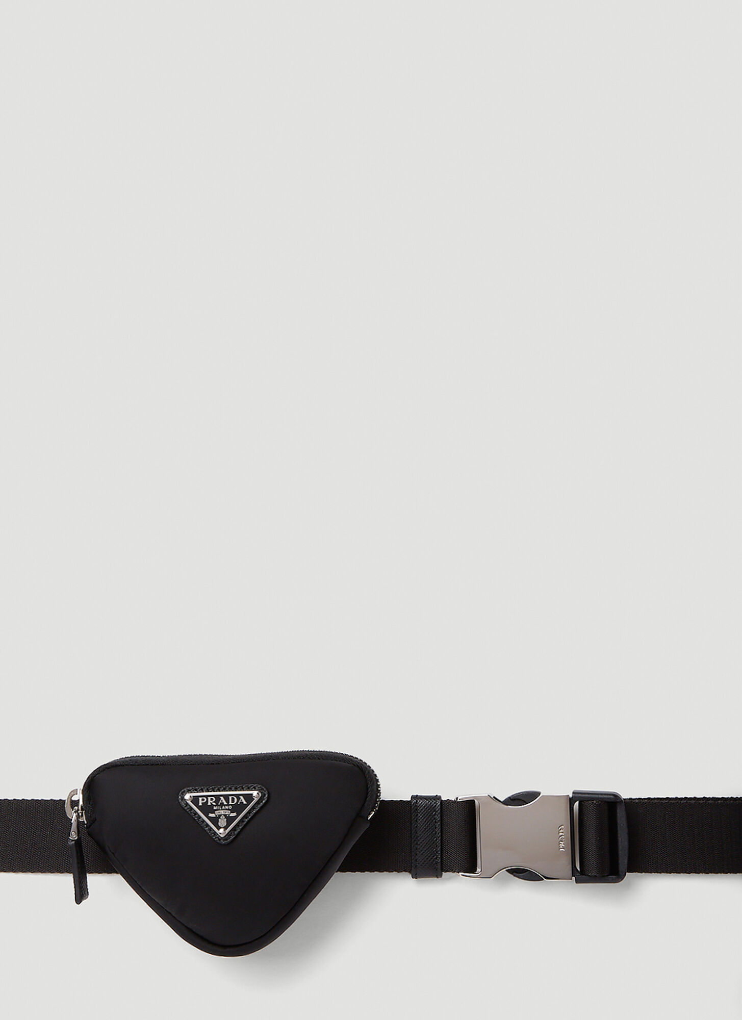 Prada Nastro Belt Bag Male Black