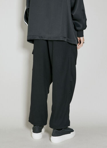 Y-3 Flannel Cargo Pants Black yyy0354007
