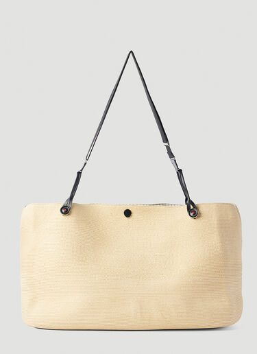 Logo Patch Tote Bag Maison Margiela Logo Patch Tote Bag Beige mla0251054