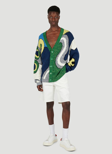 Kenzo Abstract 开衫 绿色 knz0152011