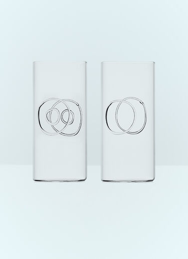 Set Of Six Decò Tall Glasses Ichendorf Milano Set Of Six Decò Tall Glasses Clear wps0691355