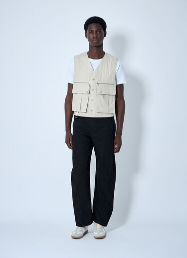 Lemaire Technical Gilet Beige lem0160002