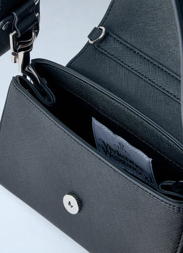 LN-CC® - Vivienne Westwood: Hazel Small Shoulder Bag - Black Vivienne Westwood Hazel Small Shoulder Bag Black vvw0265061