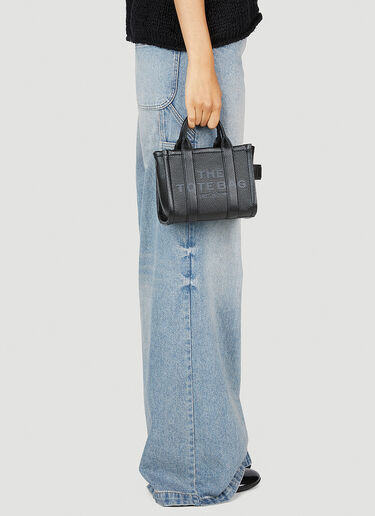 Marc Jacobs Leather Micro Tote Bag Black mcj0252003