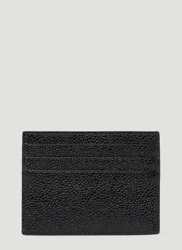 Thom Browne Foil Stamped Logo Card Holder Black thb0349000