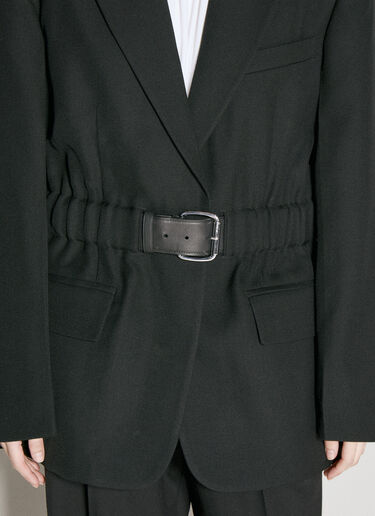 Alexander Wang Tailored Blazer With Intergrate Belt Black awg0255019