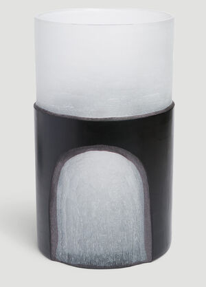 Tom Dixon Medium Carved Vase Silver wps0670114