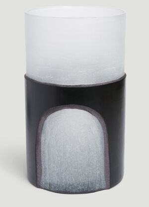 Tom Dixon Medium Carved Vase Green wps0691738