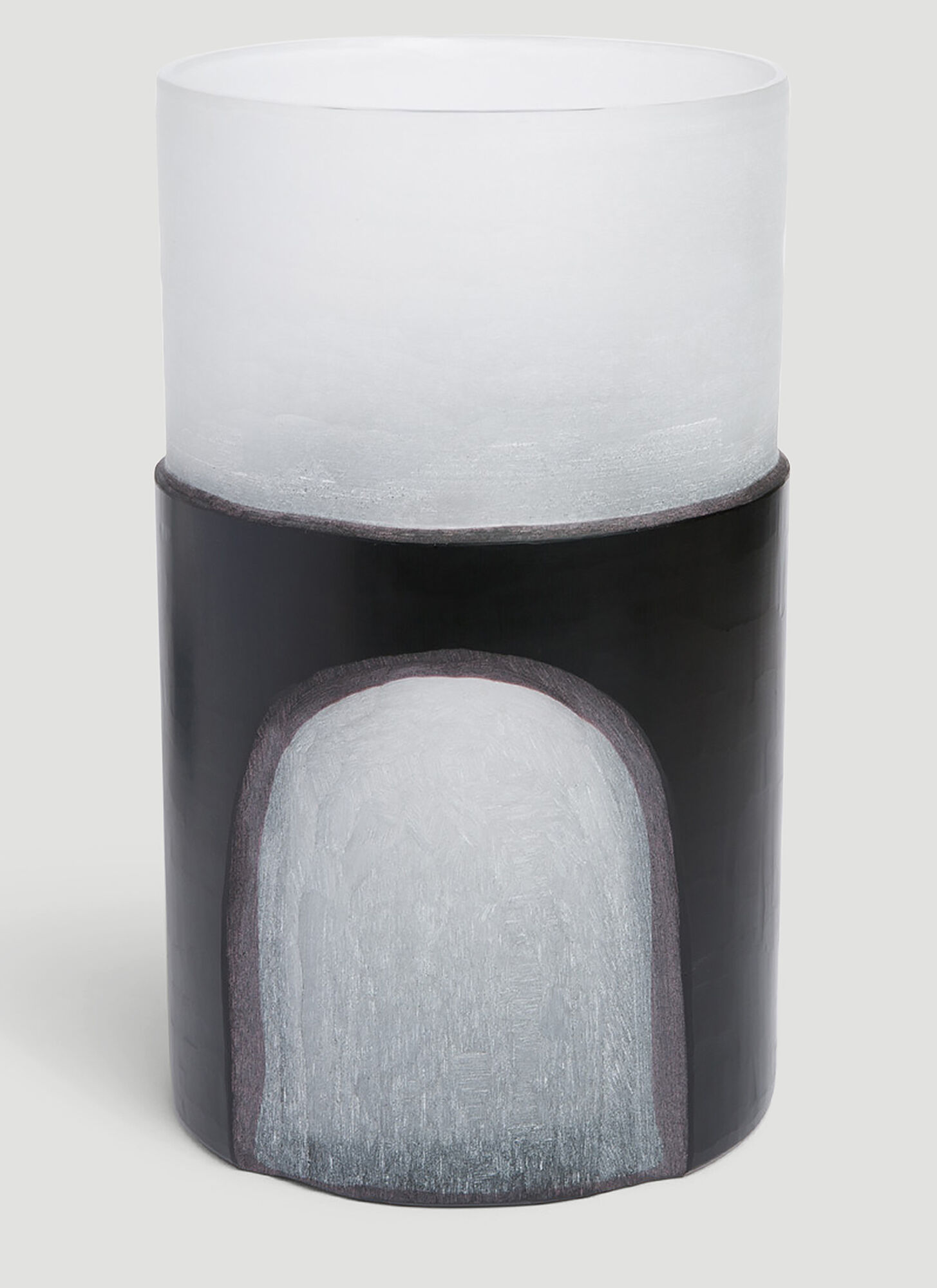 Tom Dixon Medium Carved Vase Unisex Black