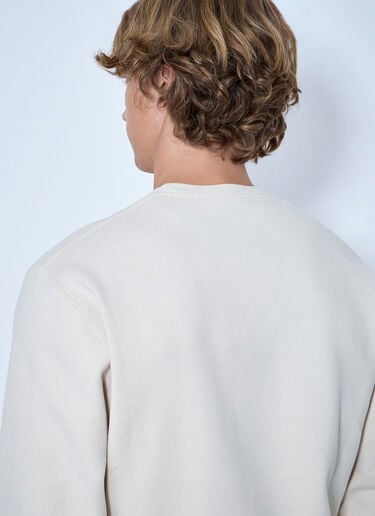LN-CC® - Saint Laurent: Nouvelle Crewneck - Beige Saint Laurent Nouvelle Crewneck Beige sla0164015