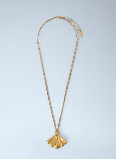LN-CC® - Chloé: Mirror Pendant Necklace - Gold Chloé Mirror Pendant Necklace Gold chl0265074