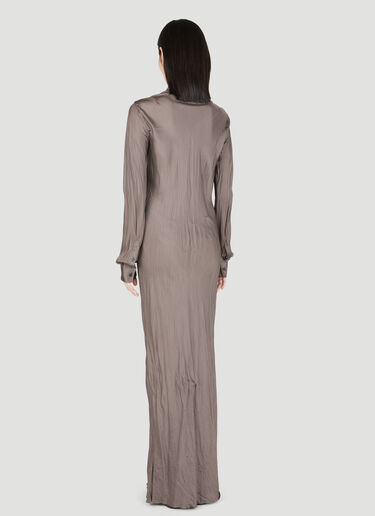 Dries Van Noten 롱 셔츠 드레스 브라운 dvn0254017