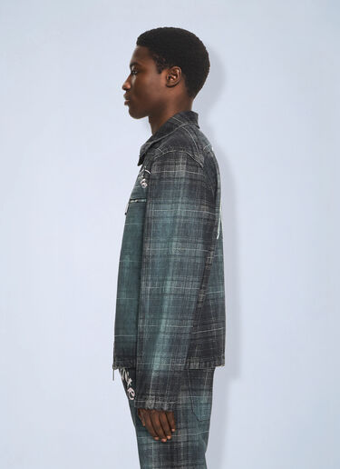 LN-CC® - Off-White: Check Jacq Den Skate Coach Jkt - Multicolor Off-White Check Jacq Den Skate Coach Jkt Multicolor ofw0164126