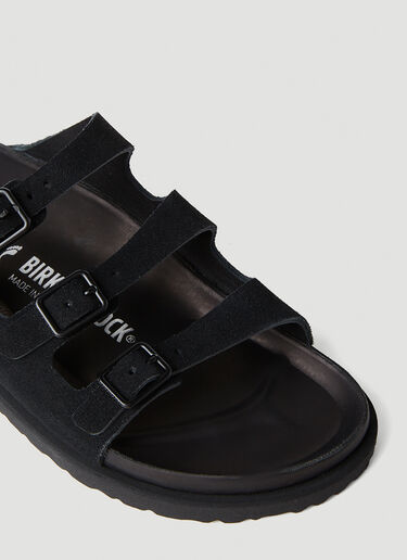 Birkenstock 1774 Florida Suede Sandals Black brs0254002