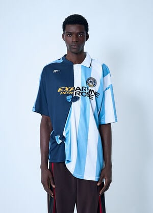 Martine Rose Logo Motif Football Top Blue mtr0162004
