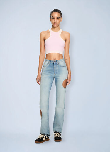 LN-CC® - Off-White: New Meteor Denim Pants - Blue Off-White New Meteor Denim Pants Blue ofw0264073
