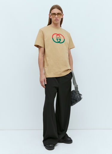 Gucci Interlocking G T-Shirt Beige guc0155057