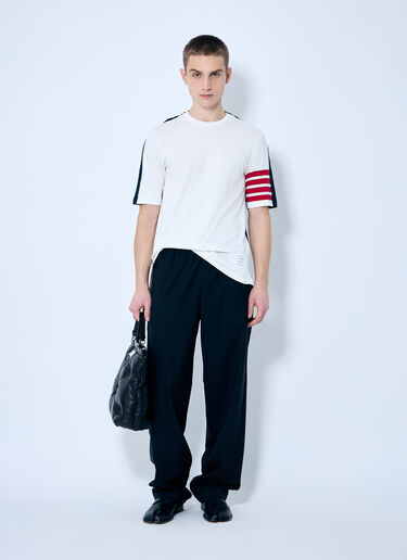 Thom Browne 撞色四杠 T 恤  白色 thb0160003