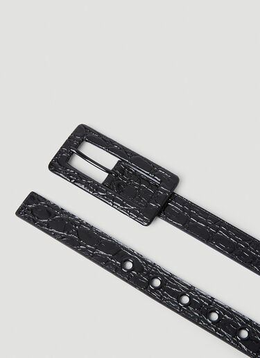 スリムベルト Saint Laurent スリムベルト ブラック sla0252084