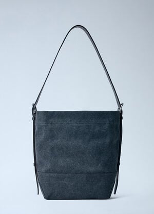 Lemaire Small Belted Tote Bag Black lem0164019