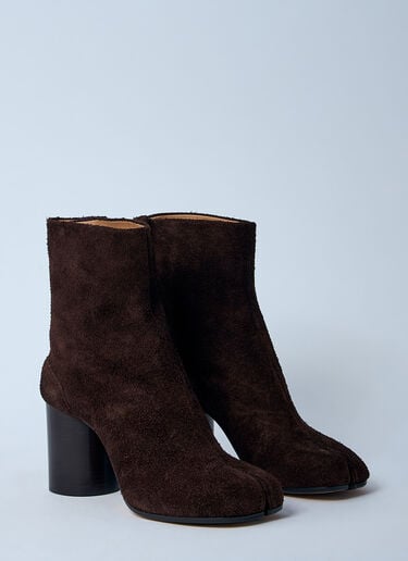 Tabi Suede Boots Maison Margiela Tabi Suede Boots Brown mla0260008