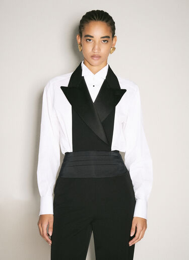 Dolce & Gabbana Double-Breasted Satin Vest Black dol0258022