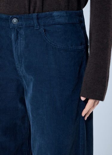 The Row Eglitta Straight Fit Pants Blue row0266005
