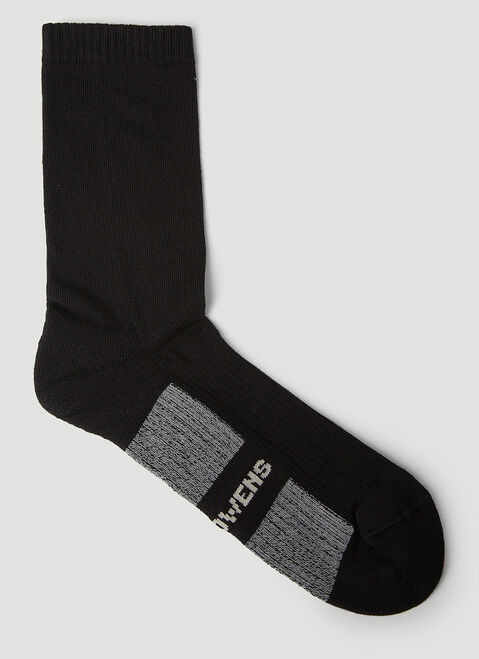 Balenciaga Logo Intarsia Socks Beige bal0151051