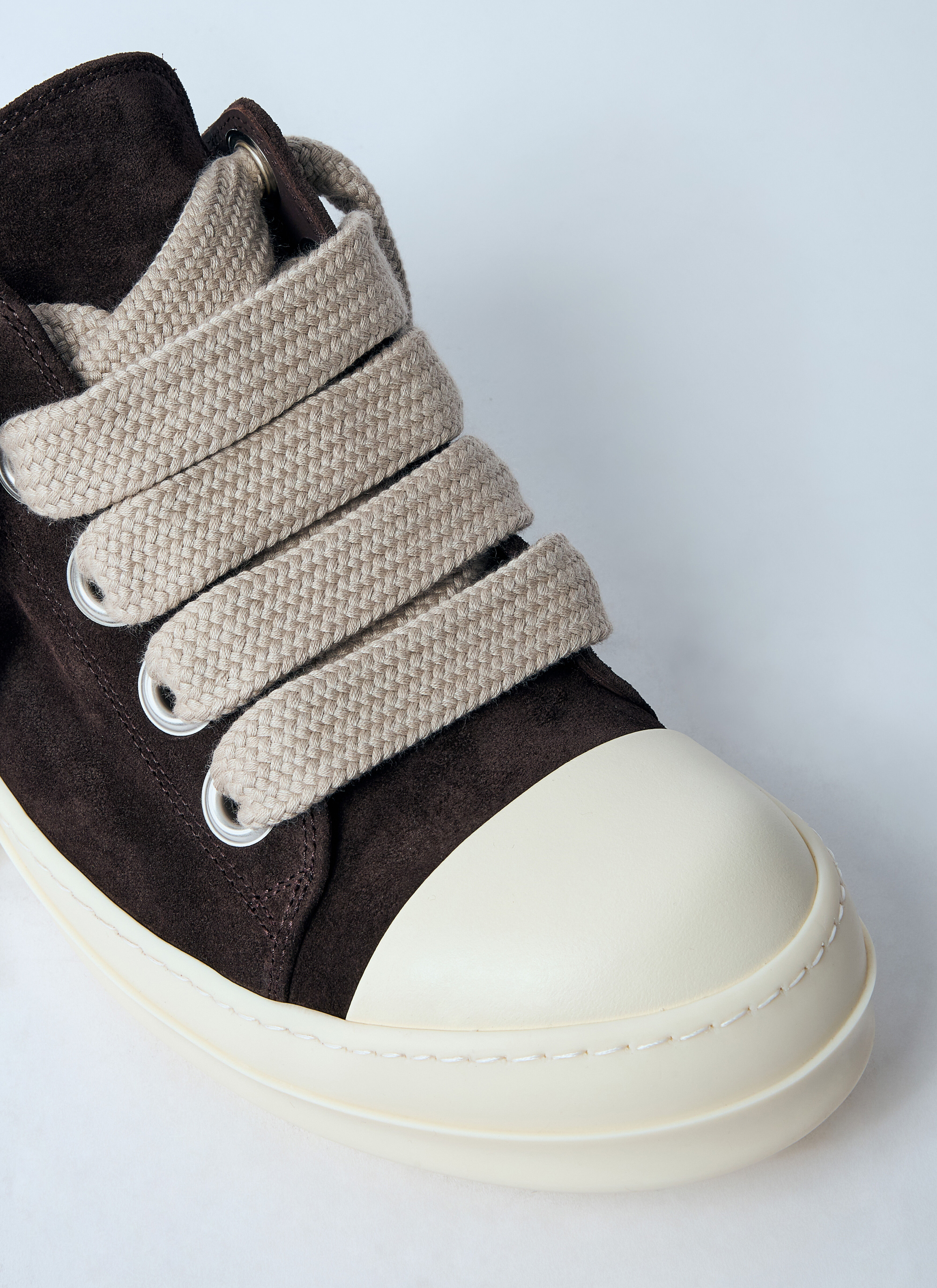 靴 rickowens jumbo laced sneakers Rick Owens jumbo-laced Sneakers | Black | FARFETCH