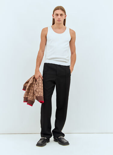 Wales Bonner Rest Wool Pants Black wbn0158016