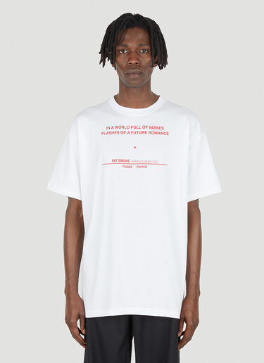 Raf Simons Tour T-Shirt White raf0148001
