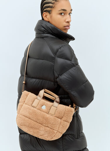Moncler Mini Caradoc Tote Bag Camel mon0259045