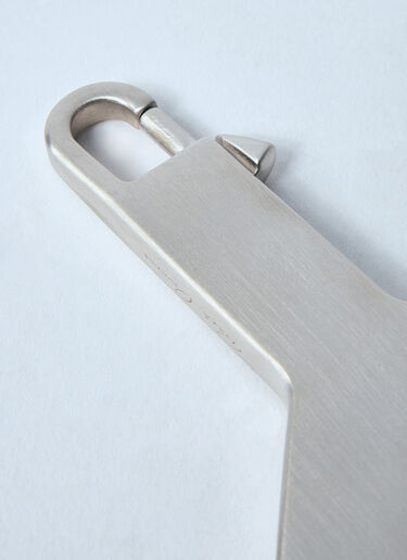 Rick Owens Cerberus Keyring Silver ric0159058
