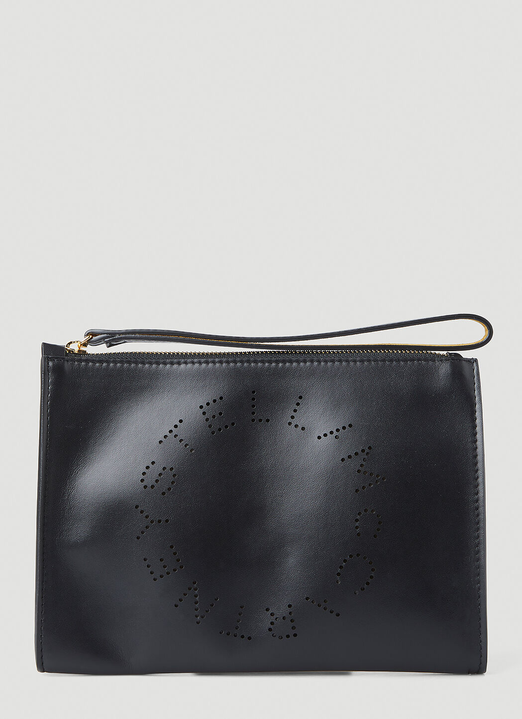 Stella mccartney shop logo clutch