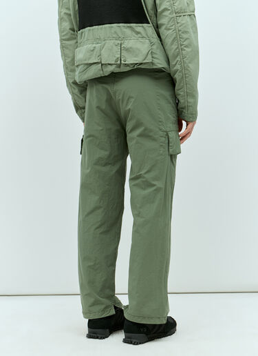 C.P. Company Flatt Nylon Cargo Pants Green pco0155014