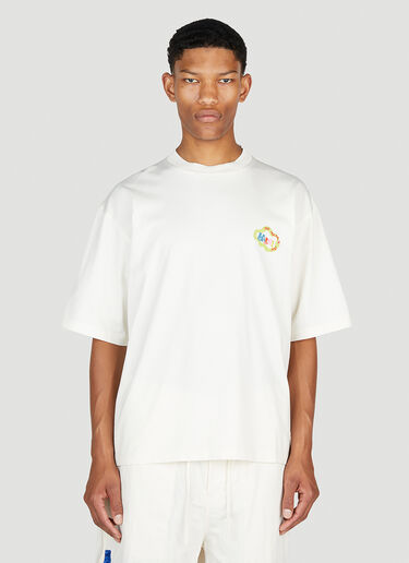 Marni x No Vacancy Ouroboros Snake Print T-Shirt Cream mvy0153004