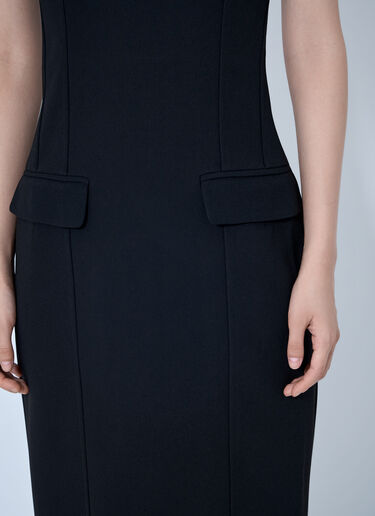 LN-CC® - Toteme: Strapless Pocket Dress - Black Toteme Strapless Pocket Dress Black tot0265066