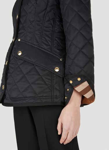 Burberry Diamond Quilted Jacket Black bur0247158