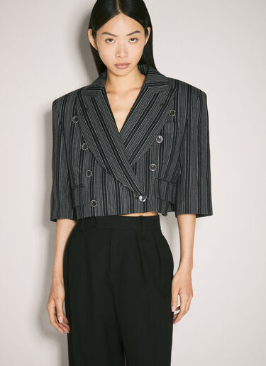 Vivienne Westwood Cut-Off Jacket Black vvw0258040