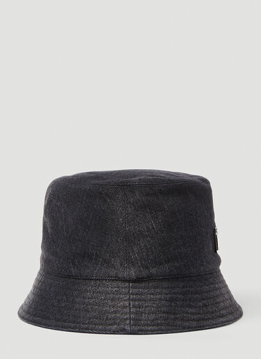 Prada Denim Bucket Hat Black pra0152085